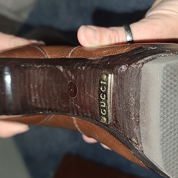 Gucci Knee High Leather Boots - Picture 2 of 6